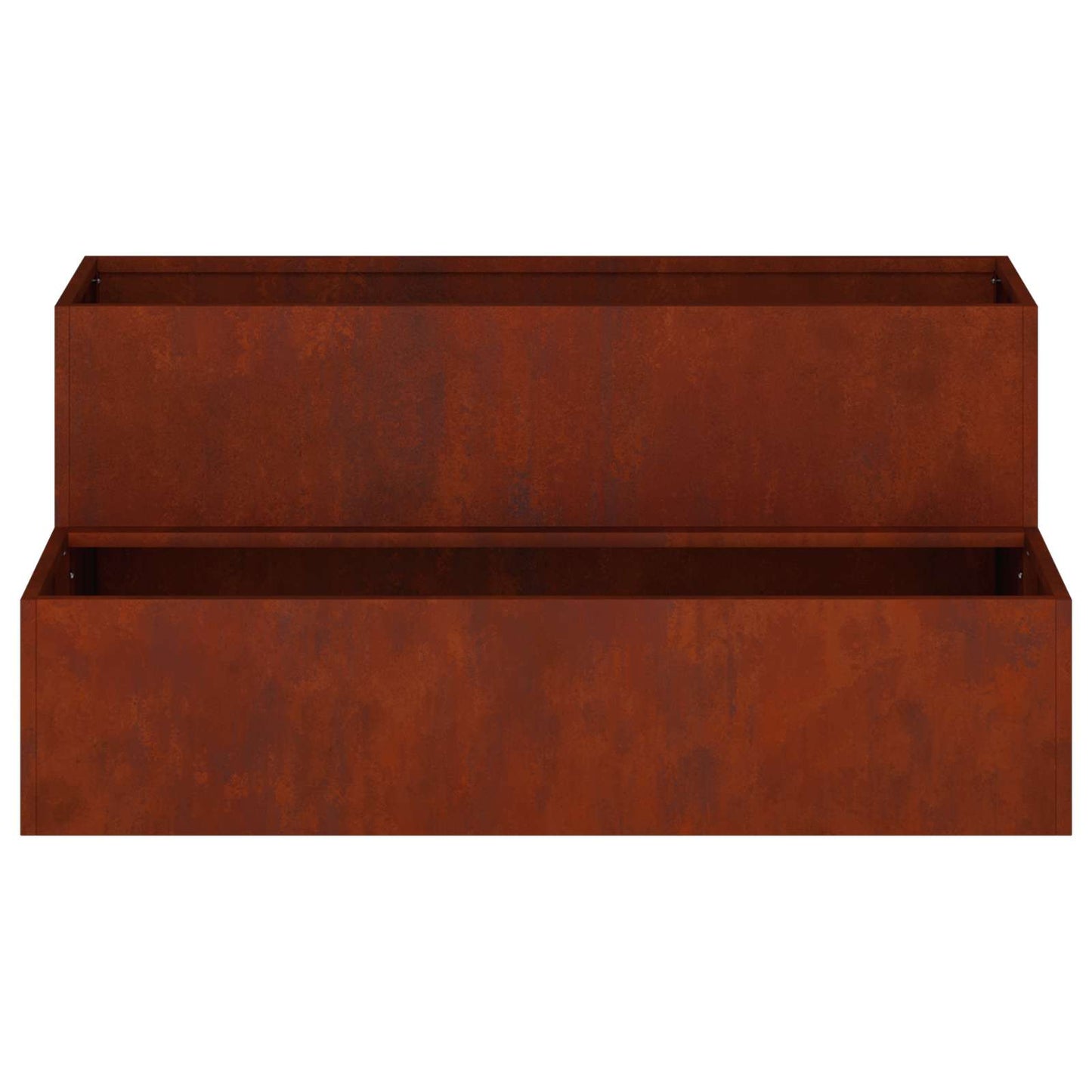Trädgårdsplanterare Rostig 100 x 60 x 45 cm Väderbeständig stål