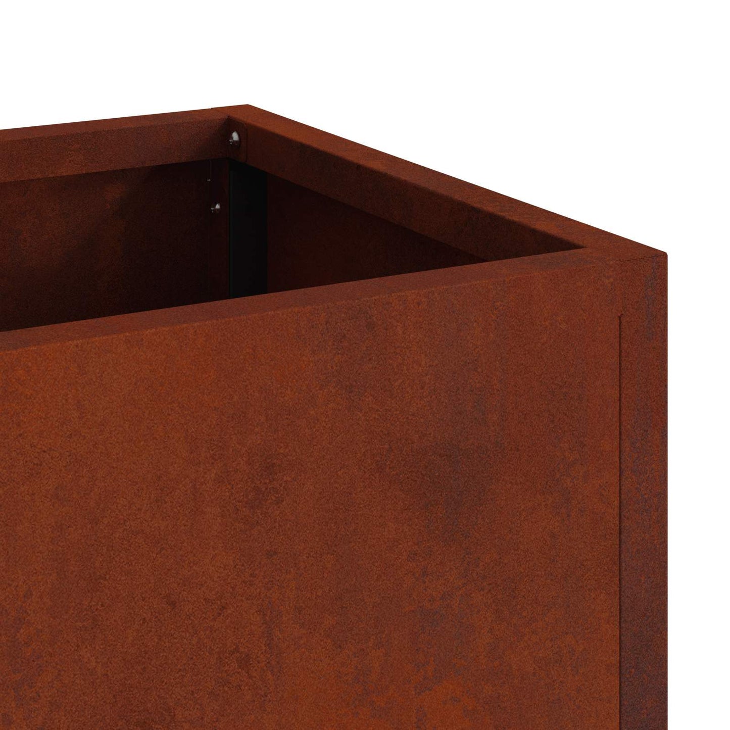 Höjdträdgårdsplanterare Rostig 60 x 26 x 45 cm