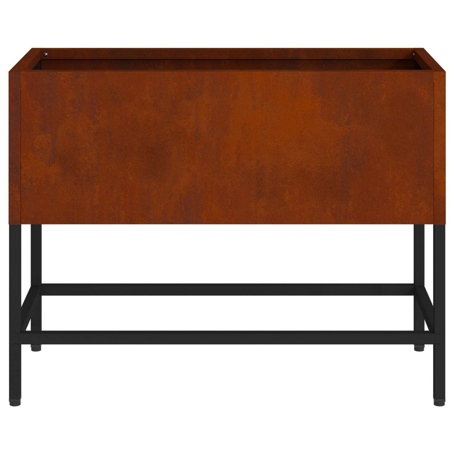 Höjdträdgårdsplanterare Rostig 60 x 26 x 45 cm
