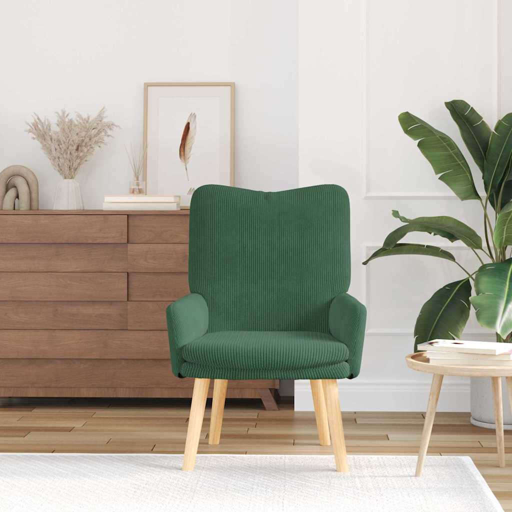 fåtölj Jungelgrön 63 x 67 x 94 cm tyg