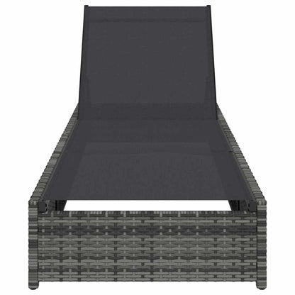 Solstol Reclining Grå 200.5 x 70 x 75 cm konstrotting