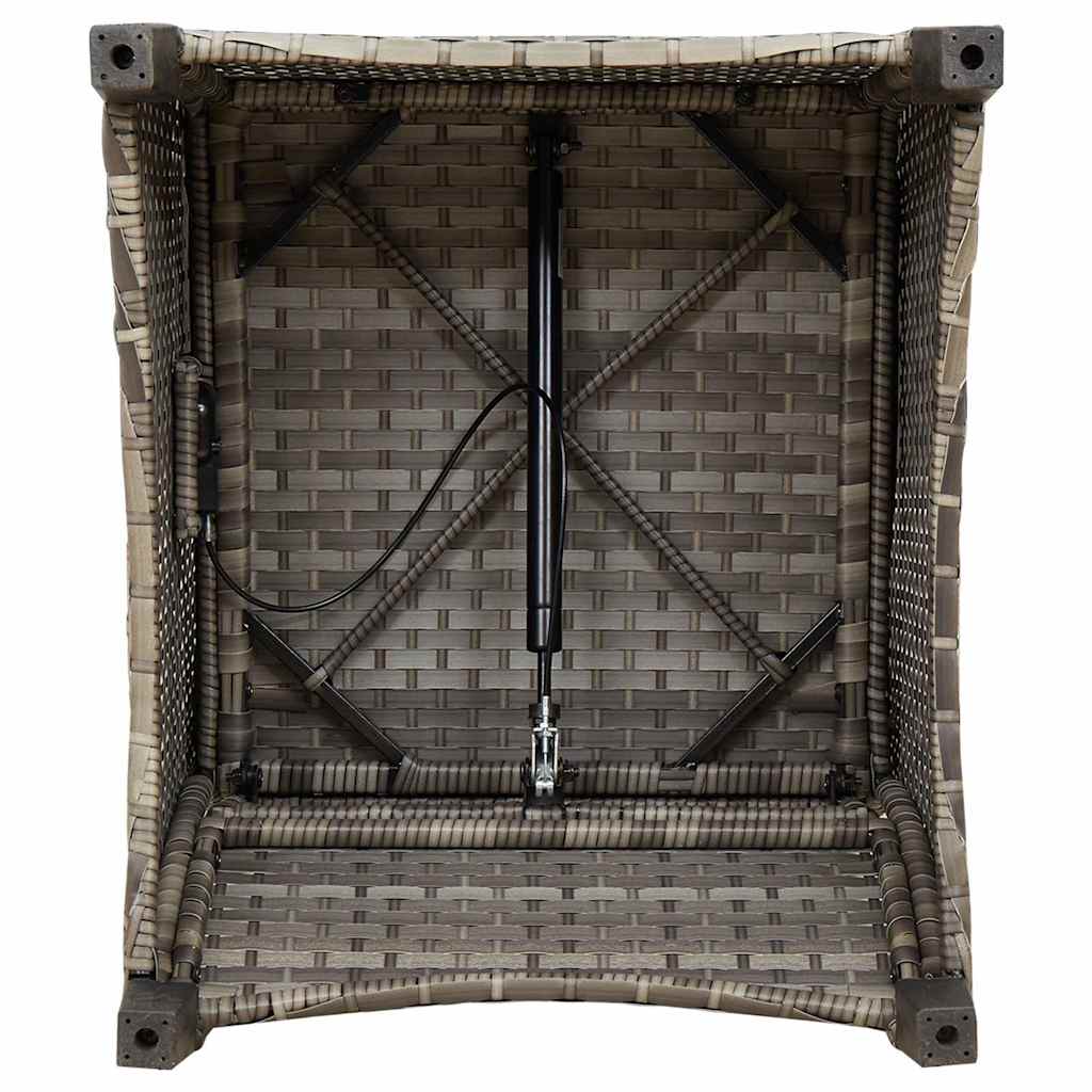 Reclinerfåtölj Grå 56 x 66 x 95cm konstrotting