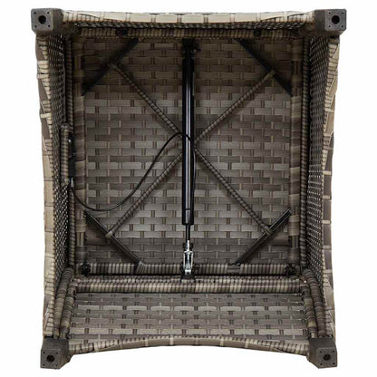 Reclinerfåtölj Grå 56 x 66 x 95cm konstrotting