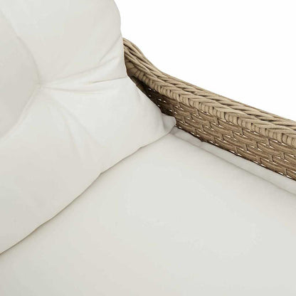 Reclinerfåtölj Beige 56 x 66 x 95cm konstrotting