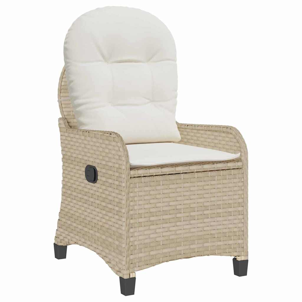 Reclinerfåtölj Beige 56 x 66 x 95cm konstrotting