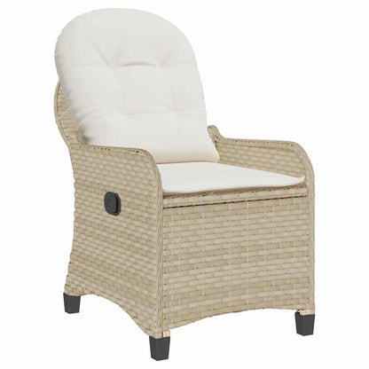 Reclinerfåtölj Beige 56 x 66 x 95cm konstrotting
