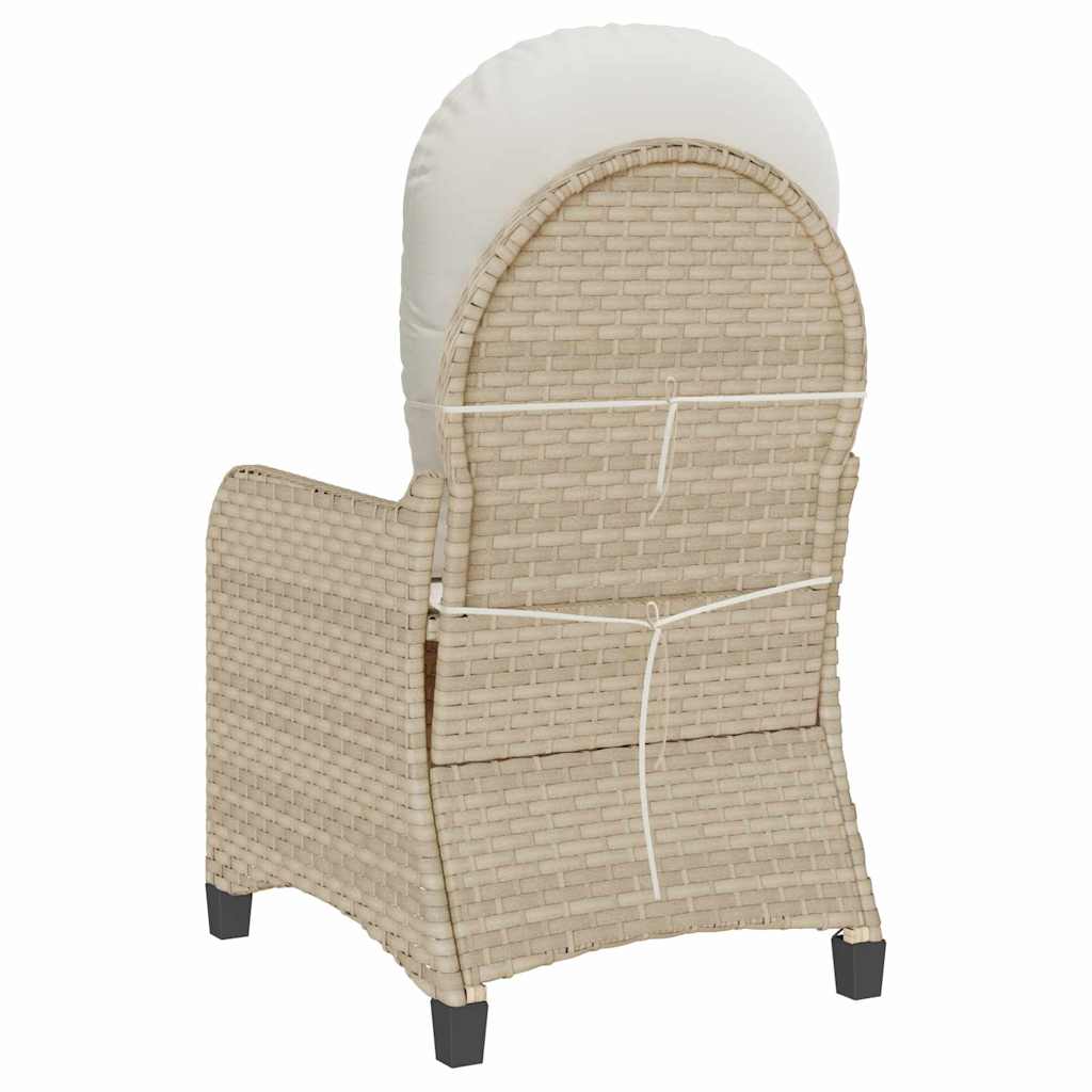 Reclinerfåtölj Beige 56 x 66 x 95cm konstrotting