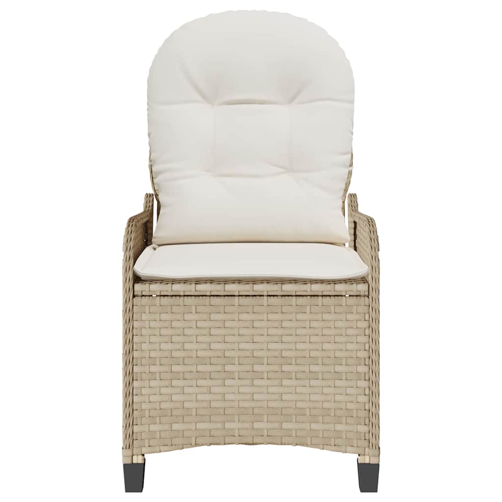 Reclinerfåtölj Beige 56 x 66 x 95cm konstrotting