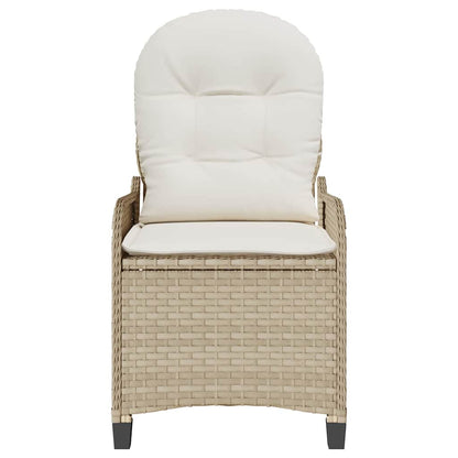 Reclinerfåtölj Beige 56 x 66 x 95cm konstrotting