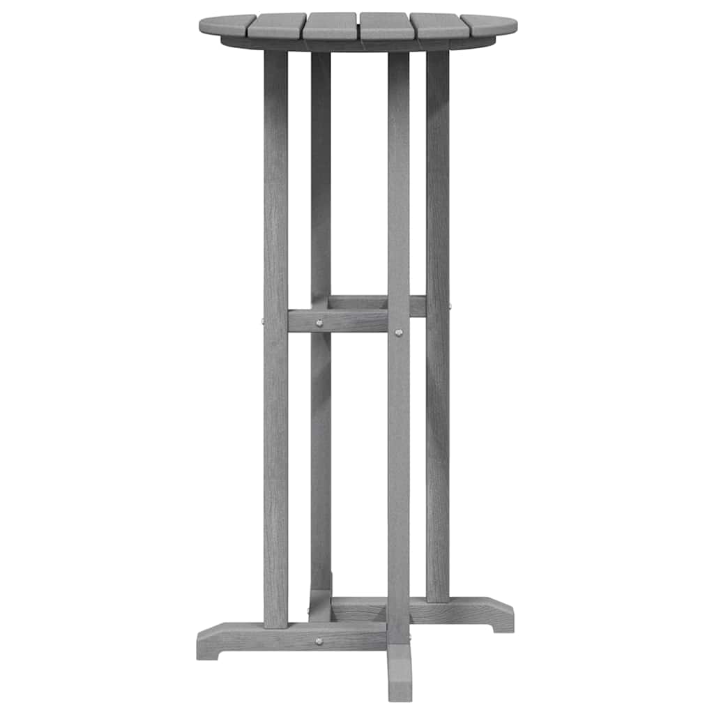 Barbord Ljusgrå 55 x 55 x 107 cm polyeten