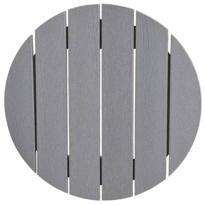 Barbord Ljusgrå 55 x 55 x 107 cm polyeten