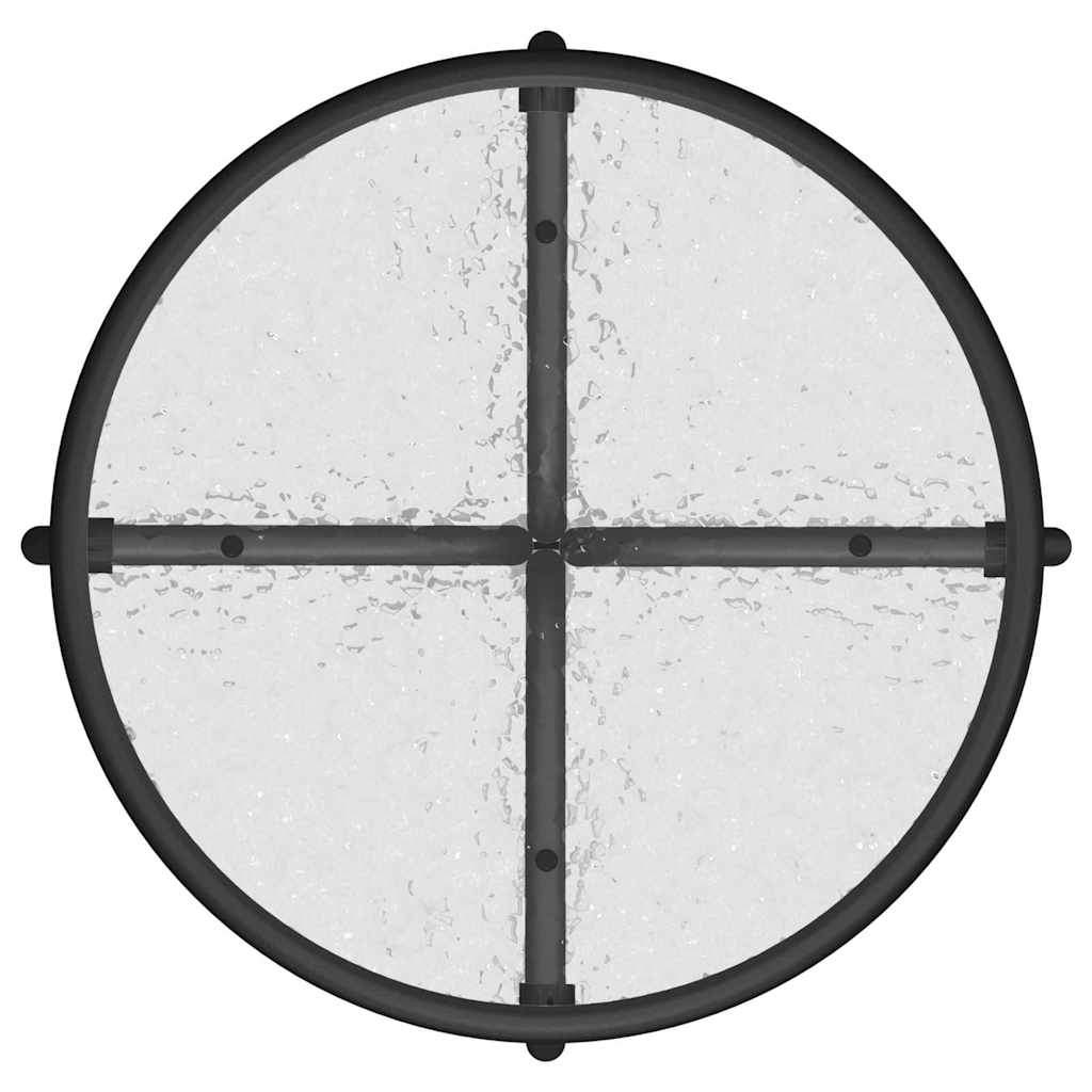 Trädgårds Bistro Set 3 pcs Svart Stål