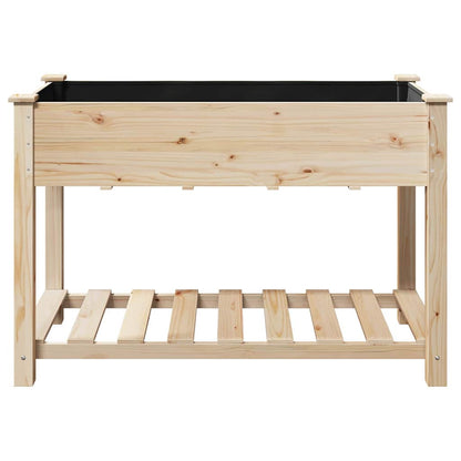 Trädgårdsplanterare Beige 115 x 59 x 76,5 cm Massivt Furu