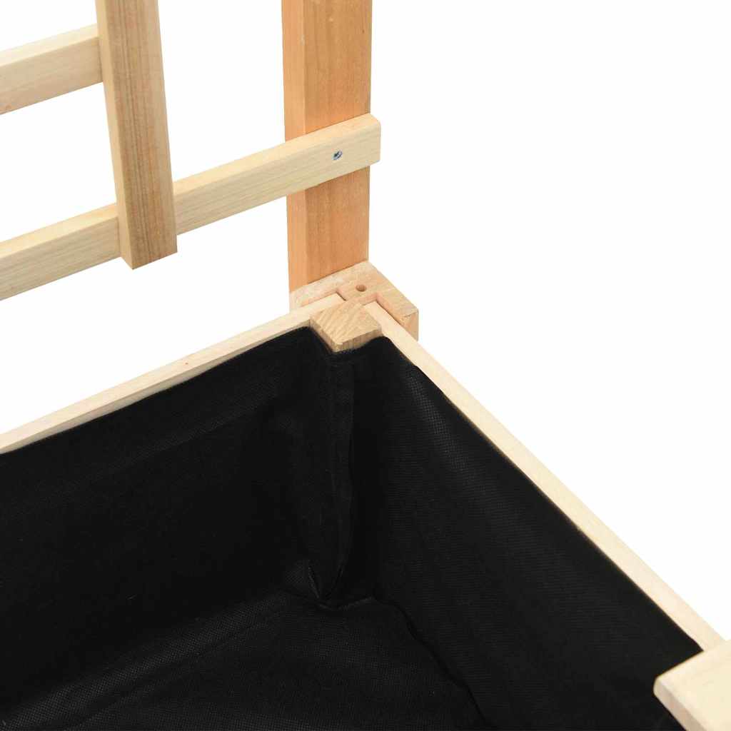 Trädgårdsplanterare Beige 71 x 38 x 152 cm Massivt Furu