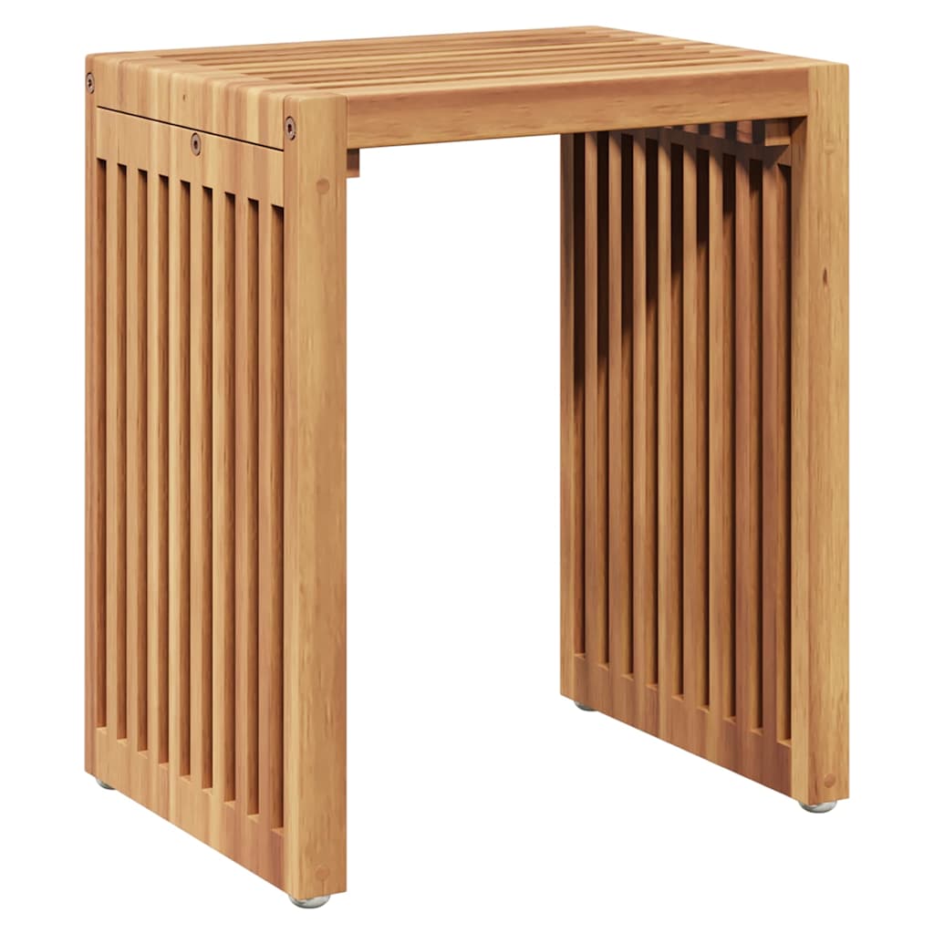 Trädgårds Sidobord 3 pcs Brun 33 x 44,5 x 51 cm Massivt teakträ