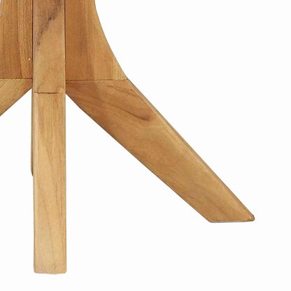 Sidobord Brun 55 x 55 x 51 cm Massivt teakträ