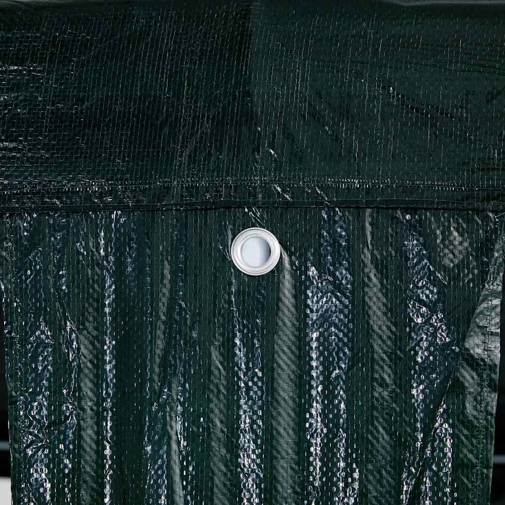 Partytält Grön 600 x 400 x 266 cm Polyeten och Stål