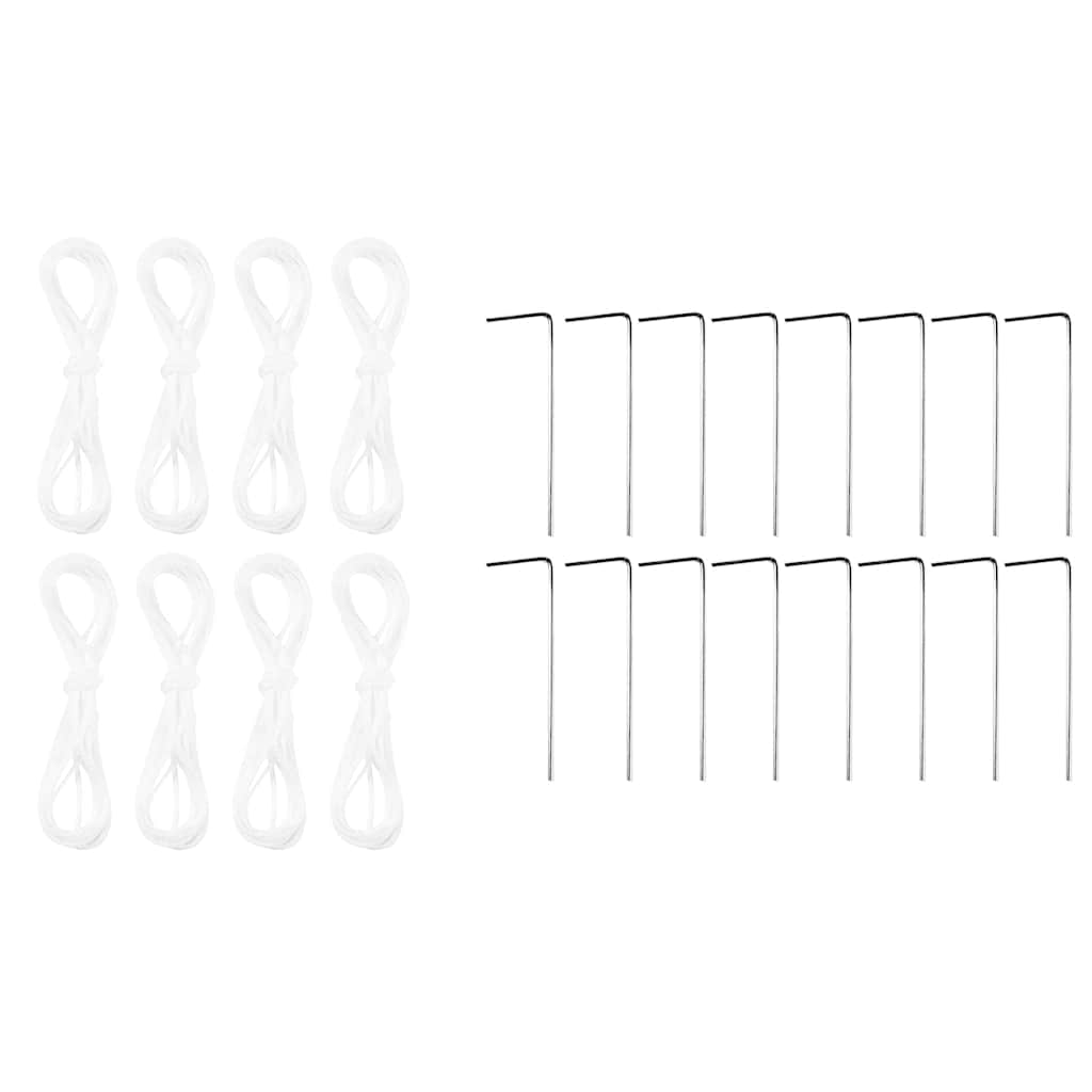 Partytält Vit 600 x 400 x 266 cm polyeten