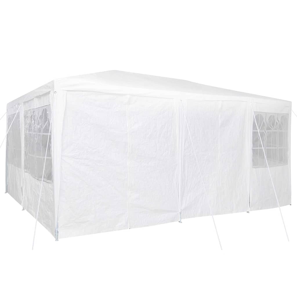Partytält Vit 600 x 400 x 266 cm polyeten