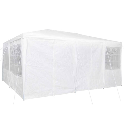 Partytält Vit 600 x 400 x 266 cm polyeten