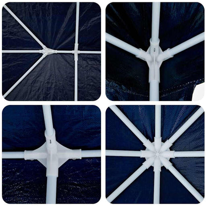 Partytält Blå 600 x 400 x 266 cm polyeten