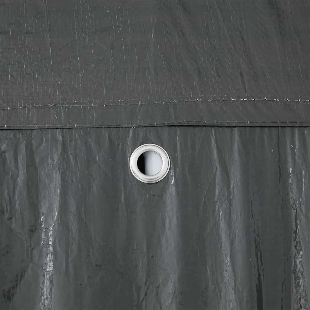 Partytält Antracit 800 x 400 x 266 cm Polyeten och Stål