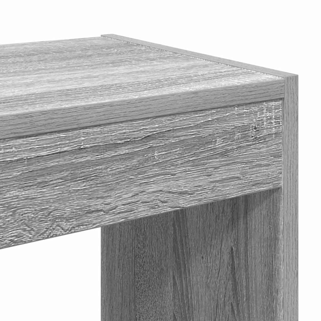 Bokskåp Grå Sonoma 100 x 30 x 198 cm Konstruerat trä