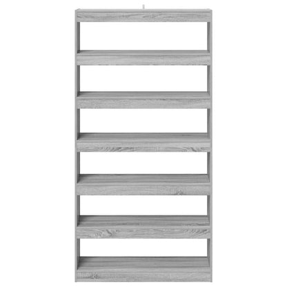 Bokskåp Grå Sonoma 100 x 30 x 198 cm Konstruerat trä