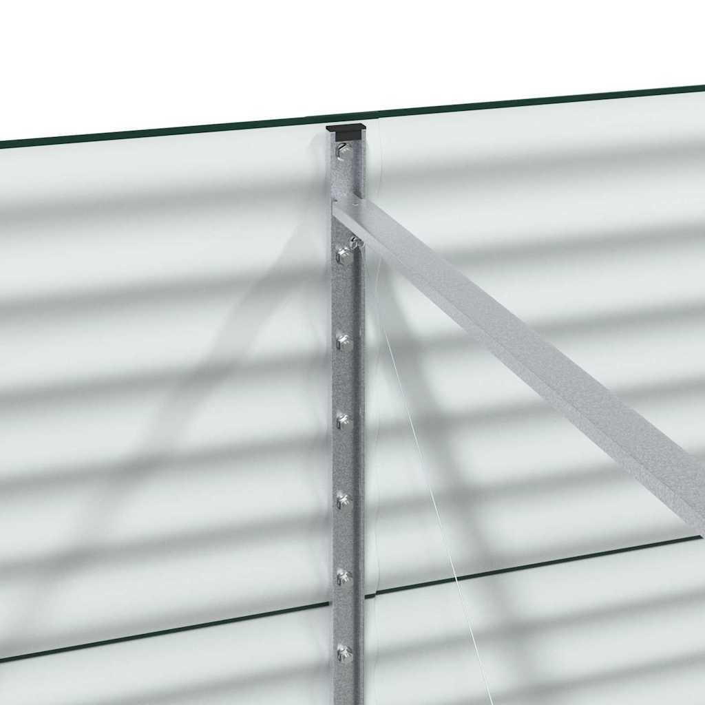 Höjd bädd Grön 320 x 80 x 81 cm Stål