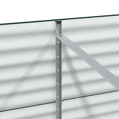 Höjd bädd Grön 320 x 80 x 81 cm Stål