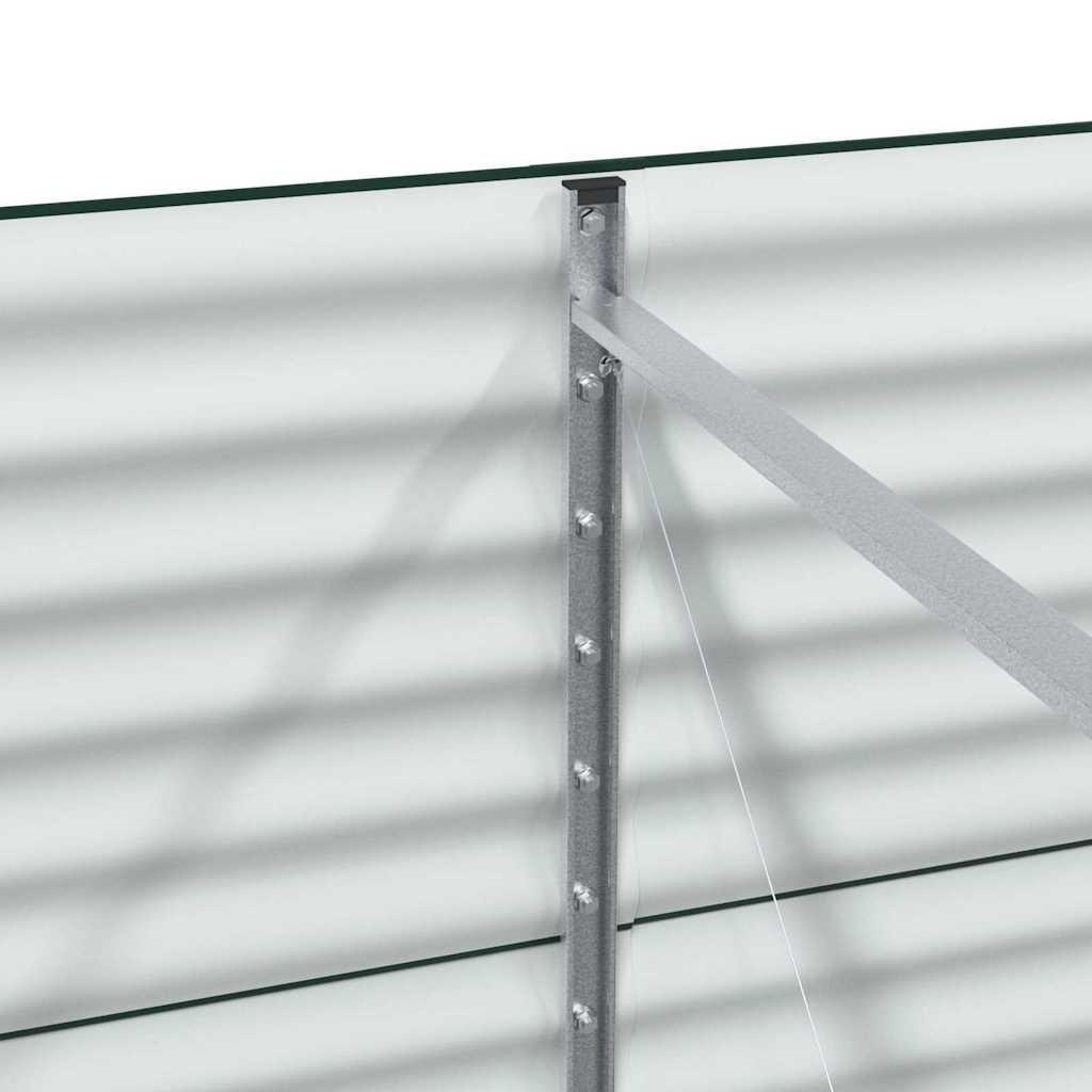 Höjd bädd Grön 240 x 80 x 81 cm Stål