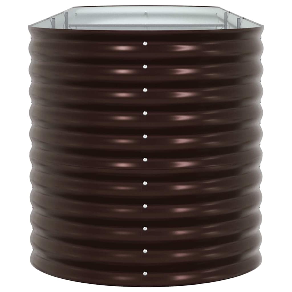 Höjd bädd Brun 320 x 80 x 81 cm Stål