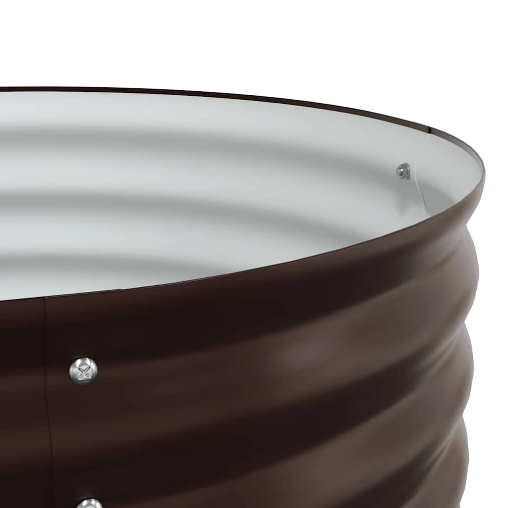 Höjd bädd Brun 240 x 80 x 81 cm Stål