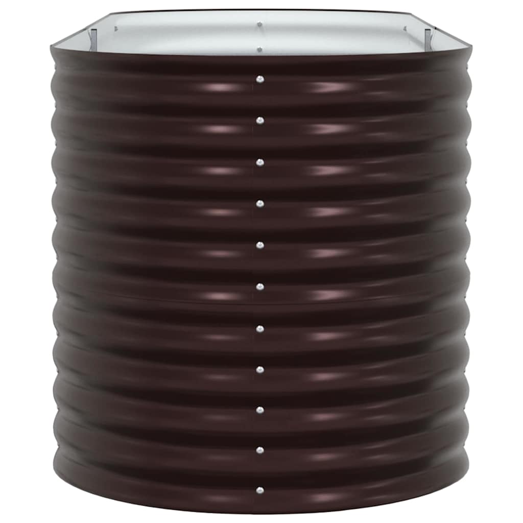 Höjd bädd Brun 240 x 80 x 81 cm Stål