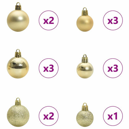 Plast Hingad Julgran med 150 LED-lampor Grön 150 cm PVC