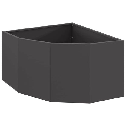 Hörnställning Svart 60 x 60 x 35 cm Stål