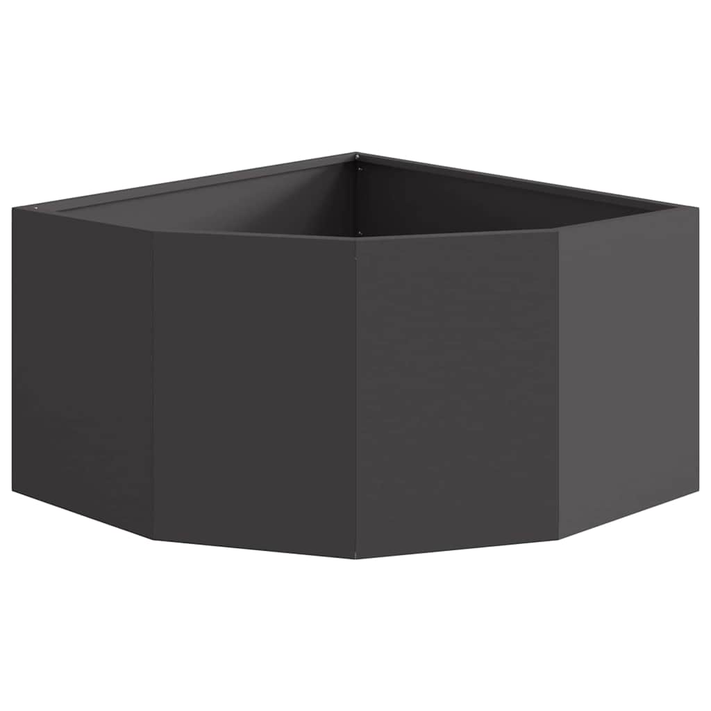 Hörnställning Svart 60 x 60 x 35 cm Stål