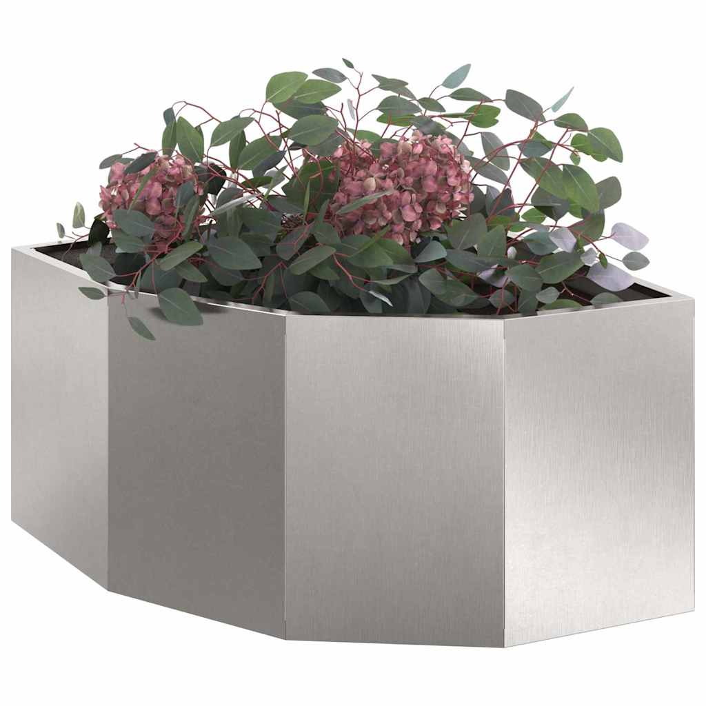 Hörnställning Silver 60 x 60 x 35 cm Rostfritt stål