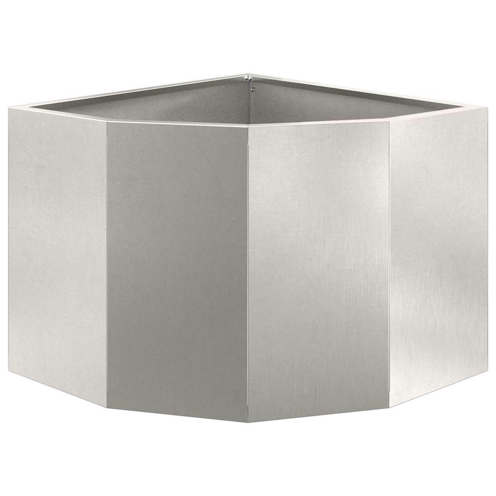Hörnställning Silver 45 x 45 x 35 cm Rostfritt stål