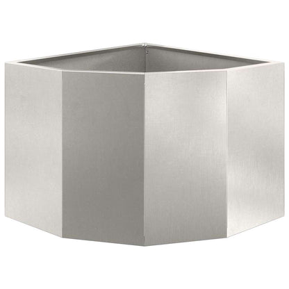 Hörnställning Silver 45 x 45 x 35 cm Rostfritt stål