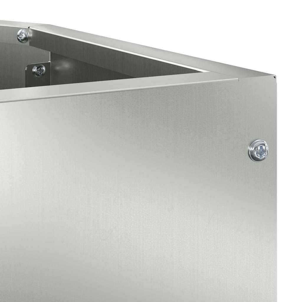 Hörnställning Silver 45 x 45 x 35 cm Galvaniserat stål