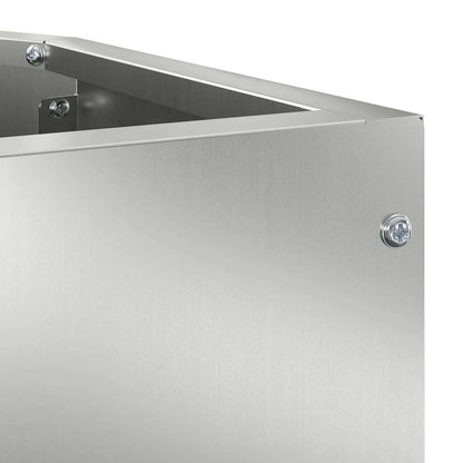 Hörnställning Silver 45 x 45 x 35 cm Galvaniserat stål