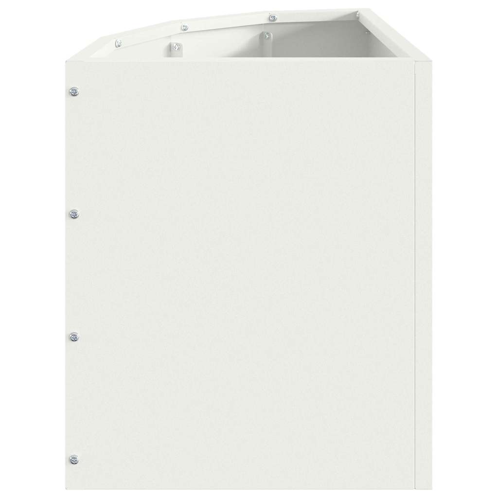 Hörnställning Vit 30 x 30 x 35 cm Stål