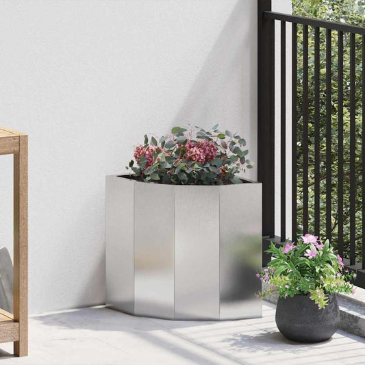 Hörnställning Silver 30 x 30 x 35 cm Rostfritt stål