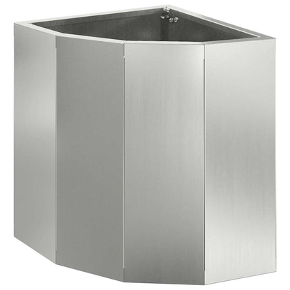 Hörnställning Silver 30 x 30 x 35 cm Galvaniserat stål