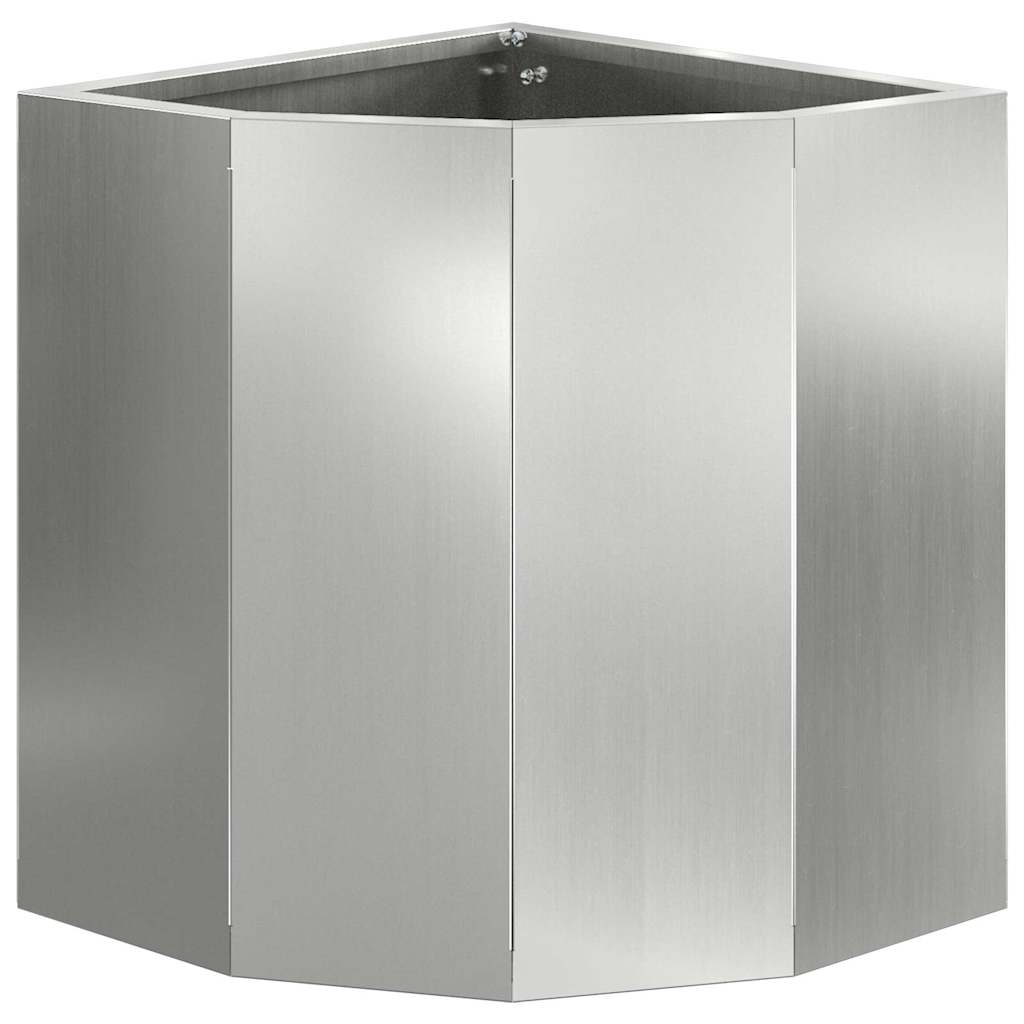 Hörnställning Silver 30 x 30 x 35 cm Galvaniserat stål