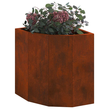 Hörnställning Rostig 30 x 30 x 35 cm cortenstål