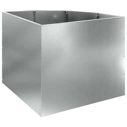 Hörnställning Silver 60 x 60 x 50 cm Galvaniserat stål