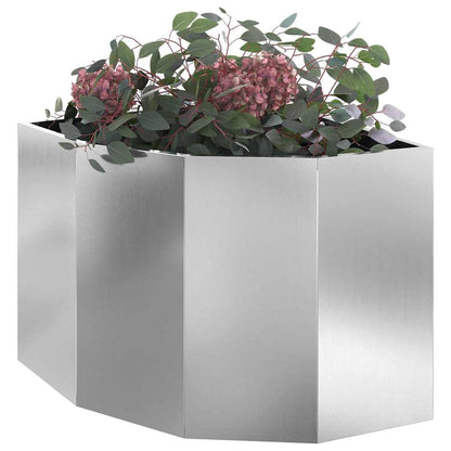 Hörnställning Silver 60 x 60 x 50 cm Galvaniserat stål