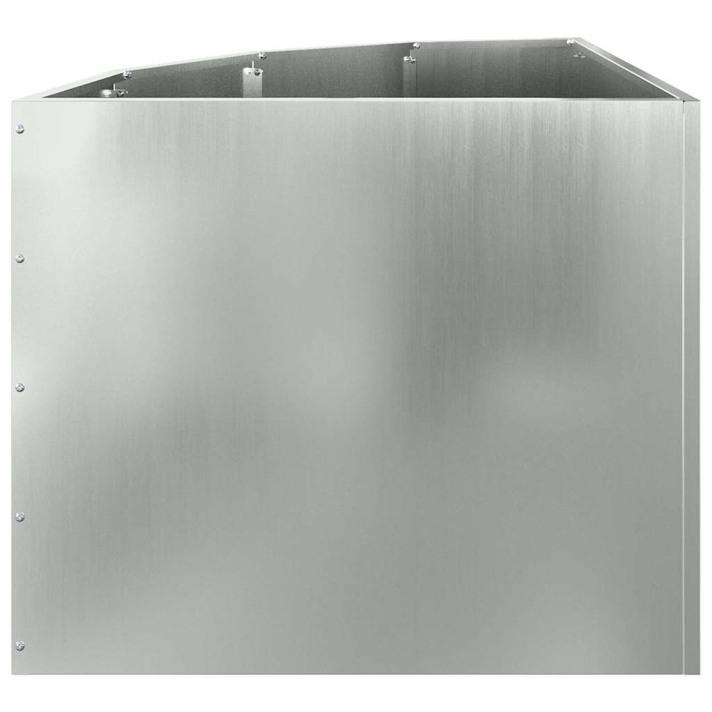Hörnställning Silver 60 x 60 x 50 cm Galvaniserat stål